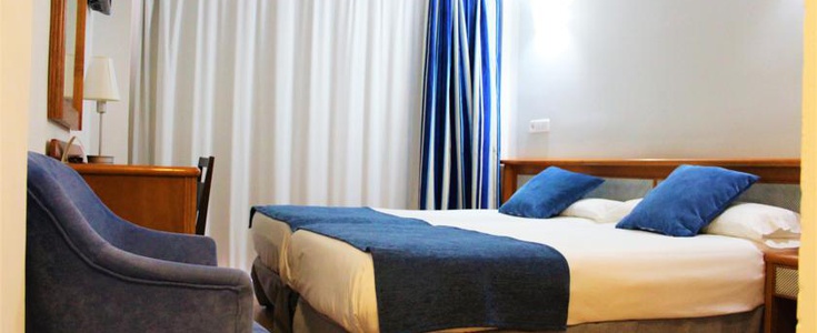 DOUBLE ROOM WITH EXTRA BED (2 ADULTS + 1 CHILD) in Marbel Hotel